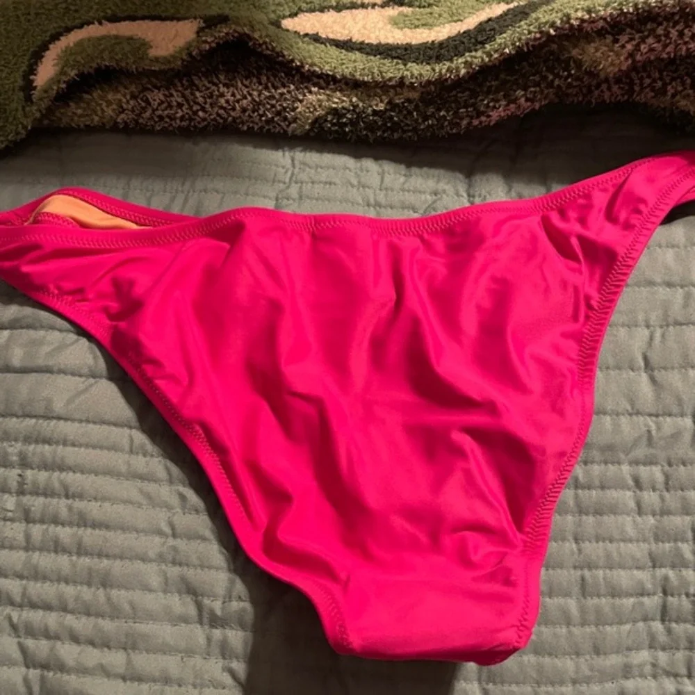 NWT J.Crew Heritage 1989 High Rise Bikini Bottom Magenta Orchid XXS Beach Resort